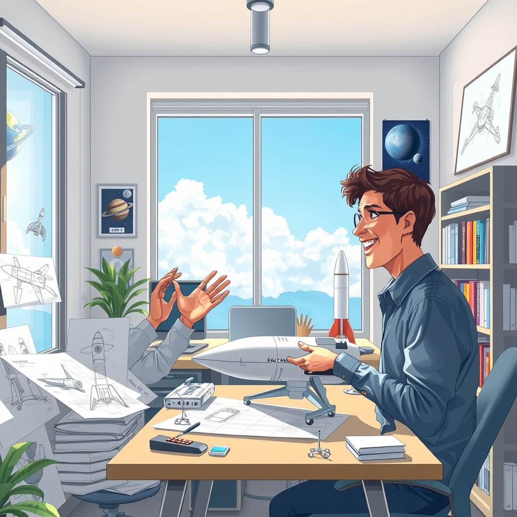 החללית הראשונה: שיחה עם הממציא