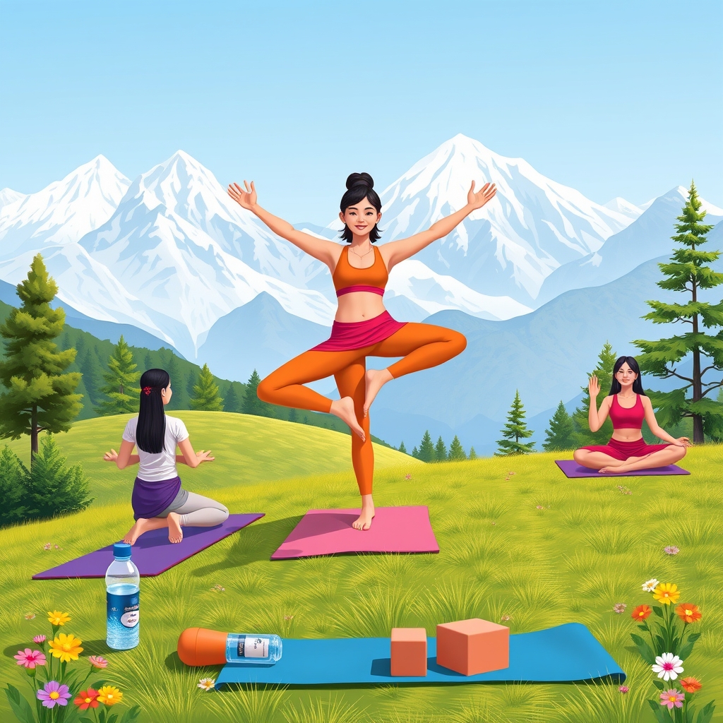 יוגה בהרי ההימלאיה