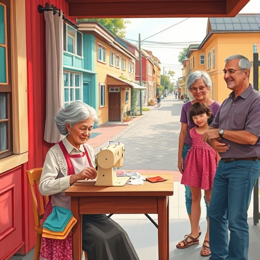 Las manos invisibles de la costurera del barrio