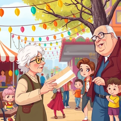 La carta perdida en la feria del pueblo