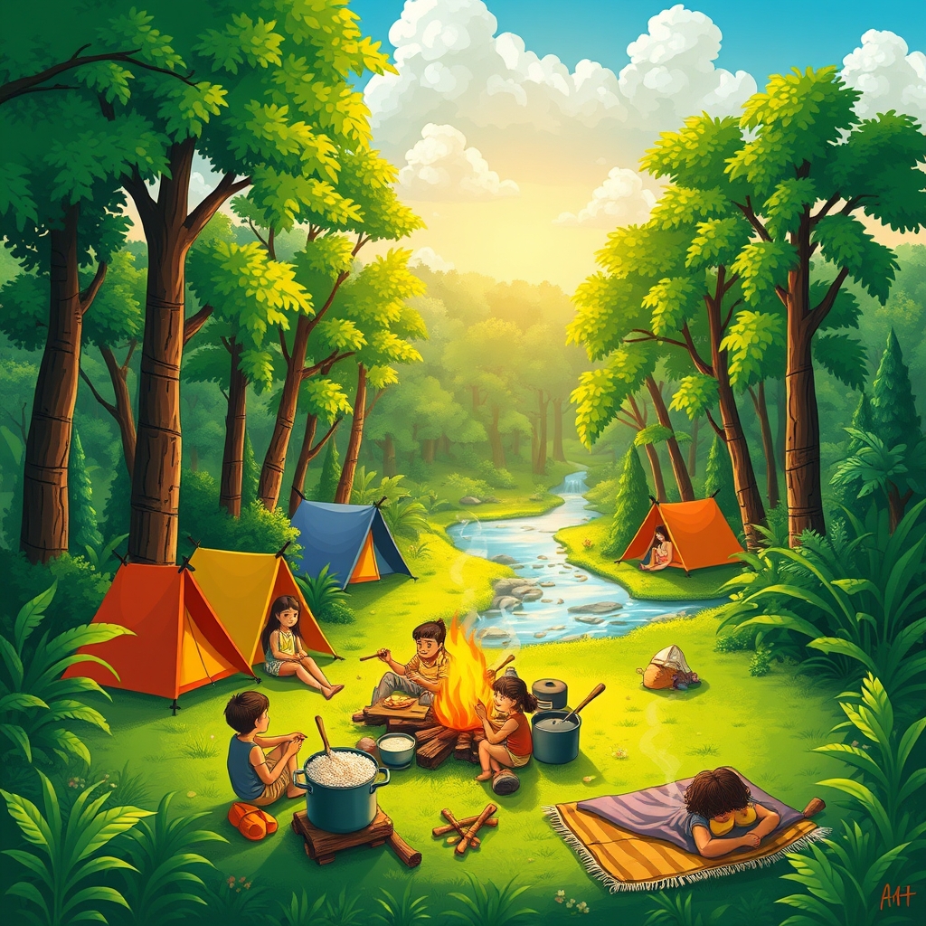 जंगल में कैम्पिंग का अनुभव