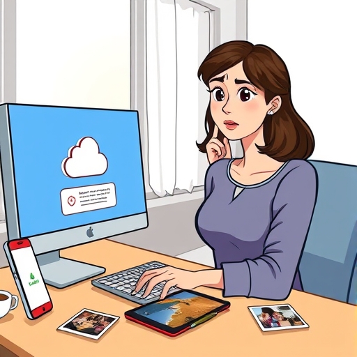 Sombras en la nube azul