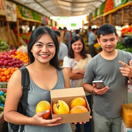 La disputa en el mercado central