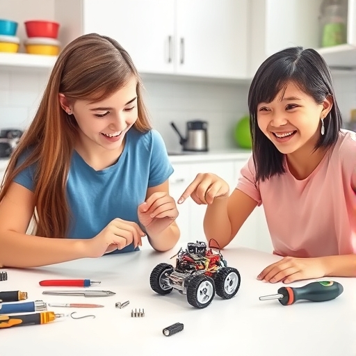 Robótica en casa: el invento de dos hermanas