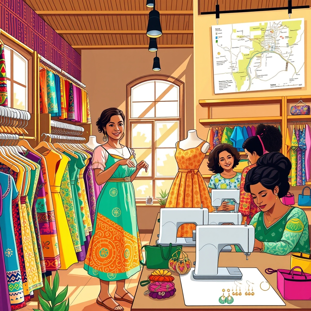 शहर की धड़कन: माया और उसकी बुटीक