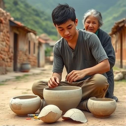El eco del alfarero en la aldea abandonada