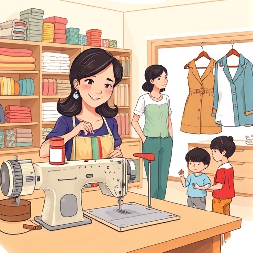 Entre telas y sueños: La sastre del barrio tradicional