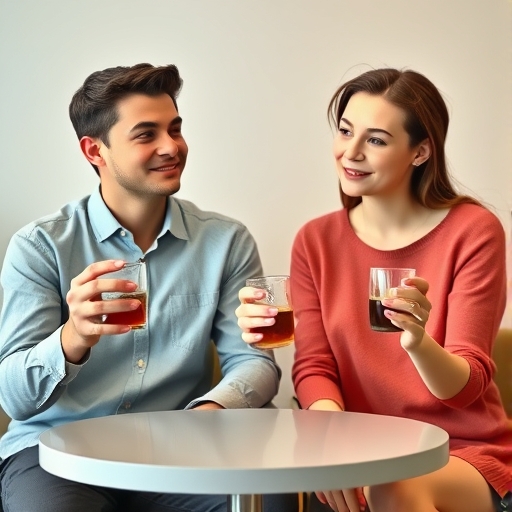 El juego de las copas después del trabajo