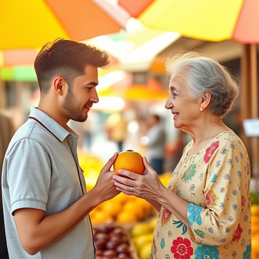 La última pieza en el puesto de frutas