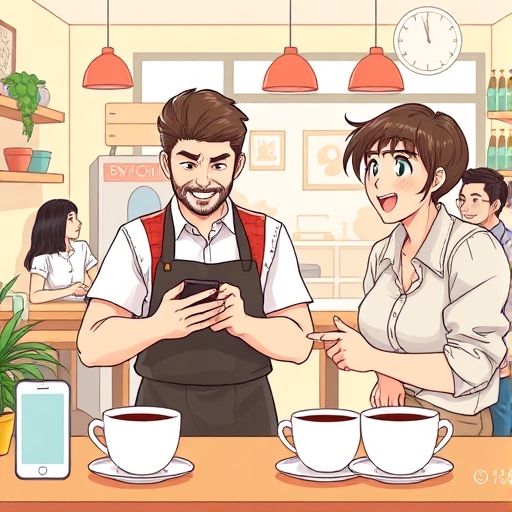 La contraseña olvidada del café local