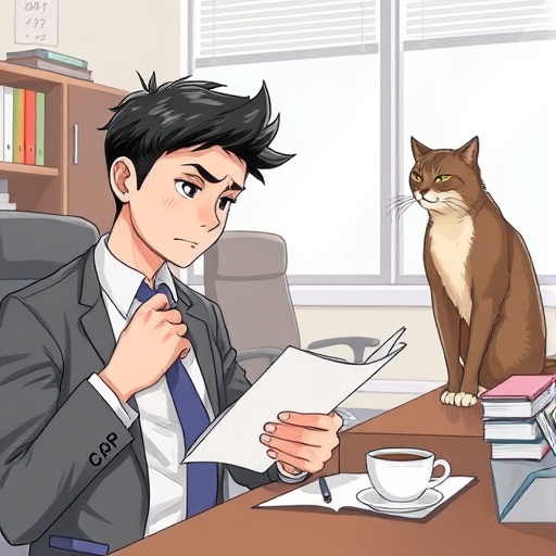 Los susurros de la oficina desde el despacho del gato