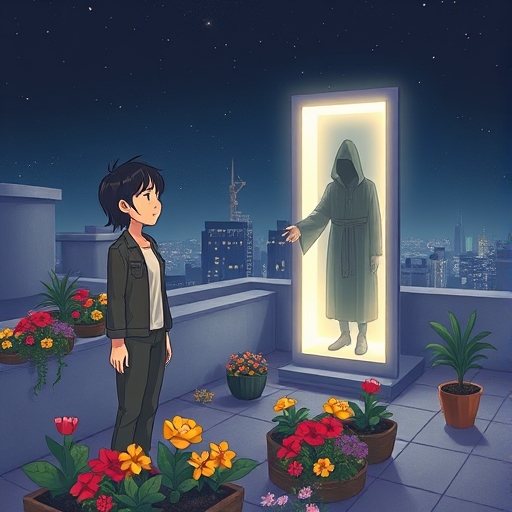 Midnight at the Rooftop Garden