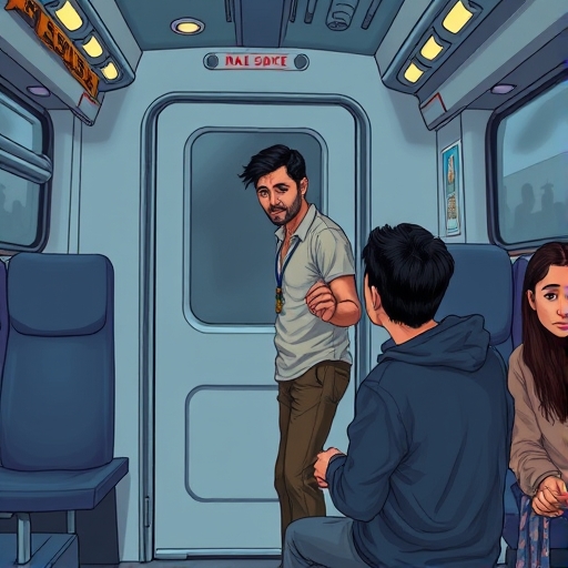 Crossing Lines on the Train