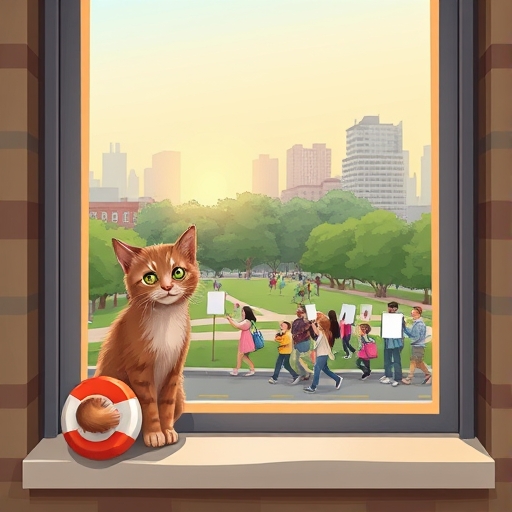 Whiskers' Window to the City