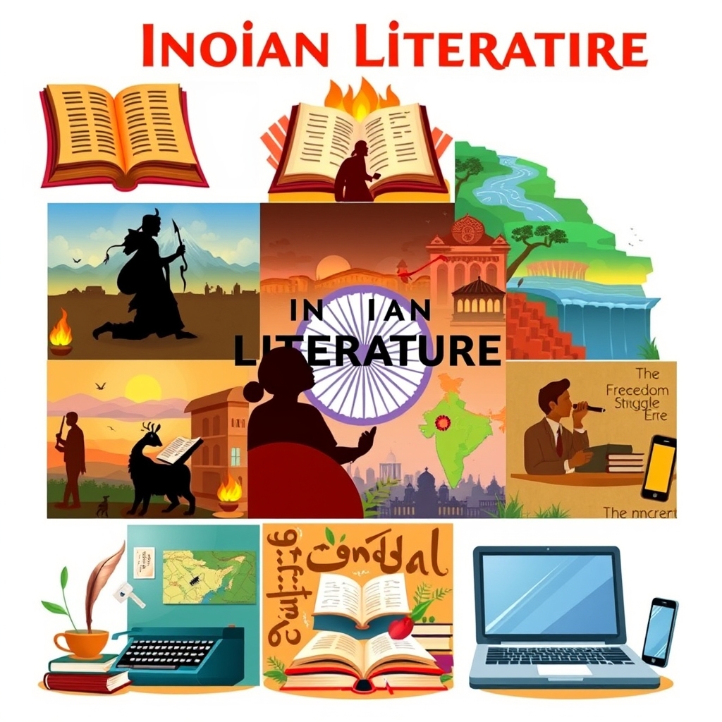 भारतीय साहित्य का विकास: 7 महत्वपूर्ण युग