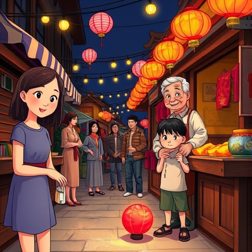 El farolillo desaparecido en el mercado nocturno