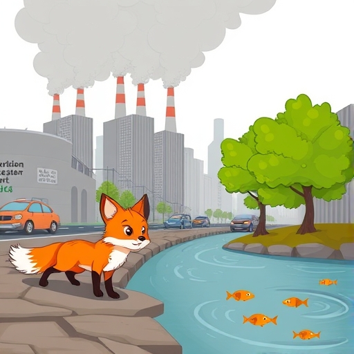 El zorro y el humo de la ciudad