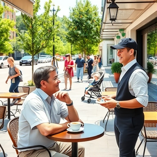 La decisión en la terraza del café