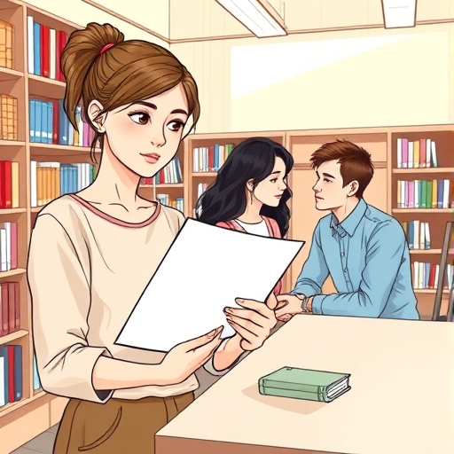 La carta olvidada en la biblioteca