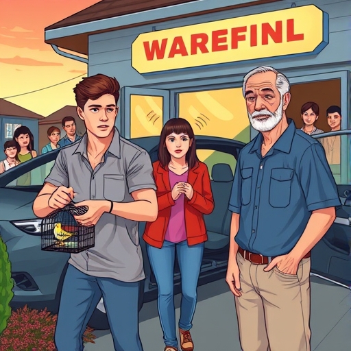 La jaula vacía en la veterinaria