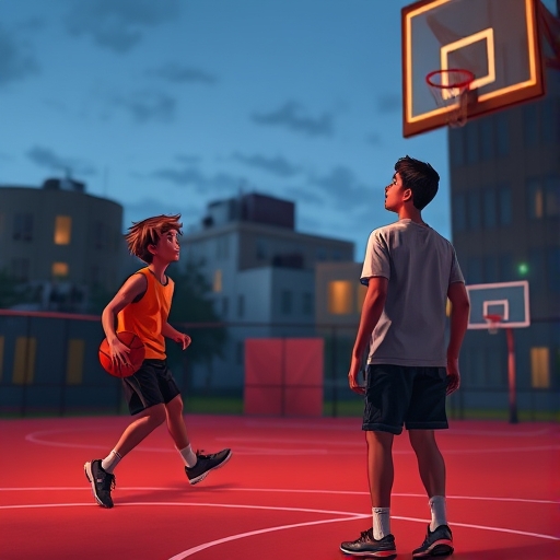 The Final Shot Under Neon Lights