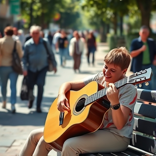 Sunlit Notes on a Park Bench