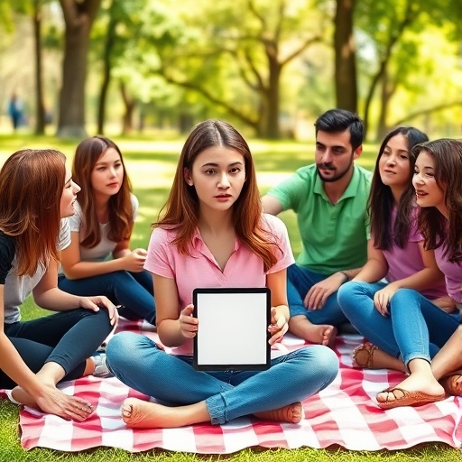 El mensaje viral en el parque