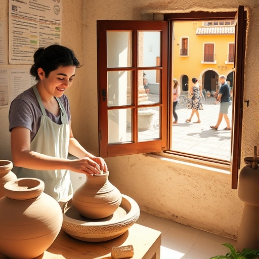 El último giro en el taller de cerámica