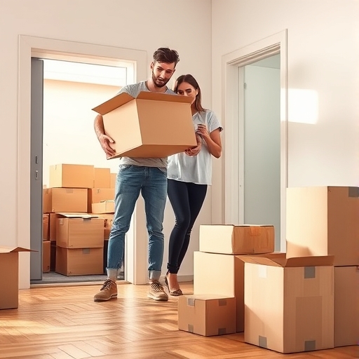 El caos del cambio de piso en tiempo récord