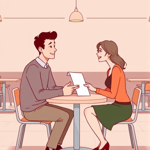 Ecos en la cafetería vacía