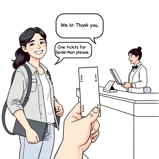 Buying a Movie Ticket at the Theater