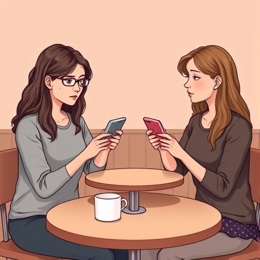 Lost in the Scroll at the Neighborhood Cafe