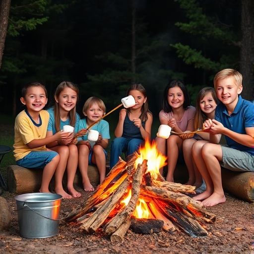 Lighting Up the Campfire Gathering
