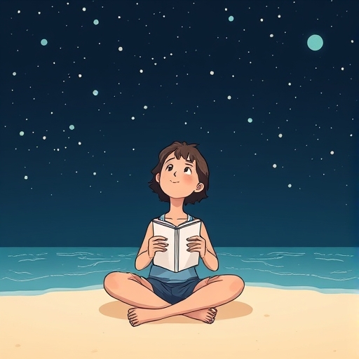 Starry Night on a New Zealand Beach