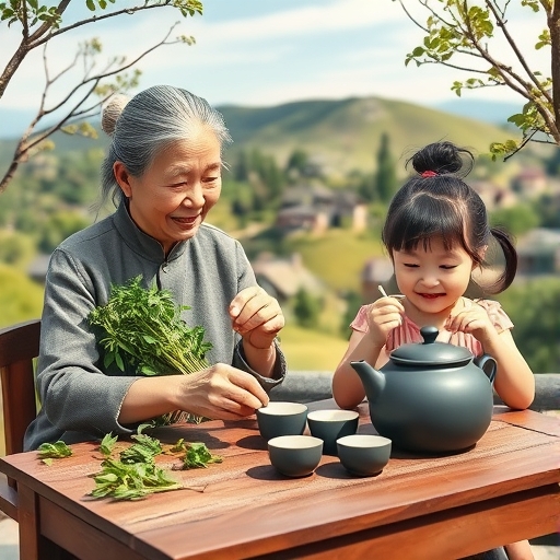 Tea Time at the Hilltop Village