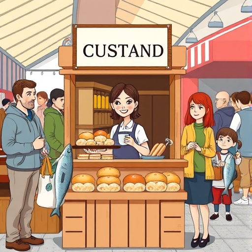 Morning Rush at Central Market's New Coffee Stand