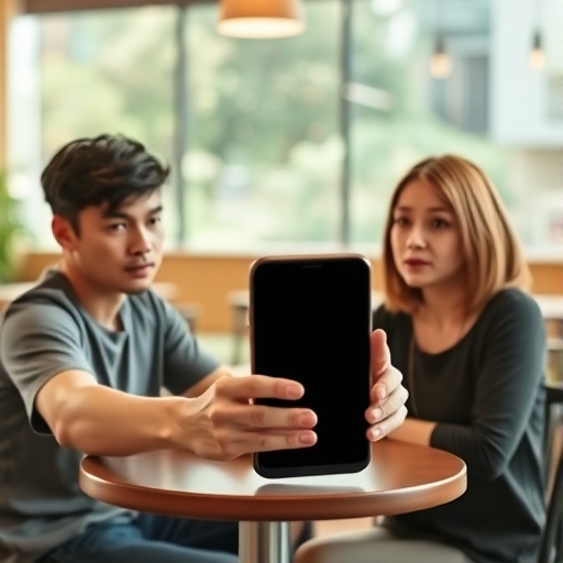 La cita en la cafetería y el celular equivocado