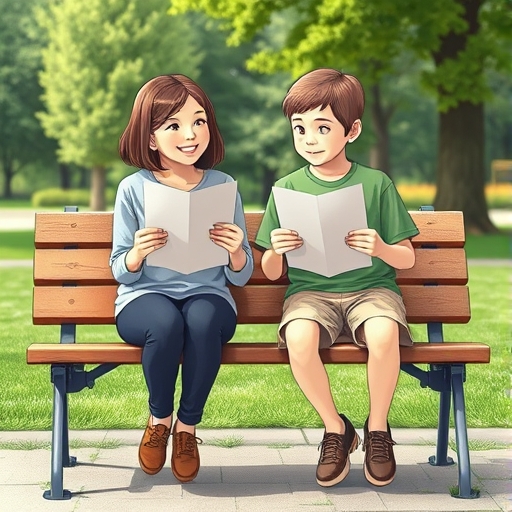 Quiet Moments at the Park Bench