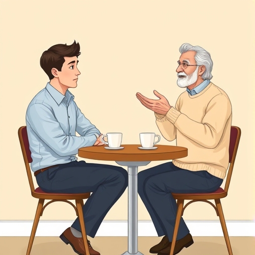 El mentor inesperado en la cafetería del barrio