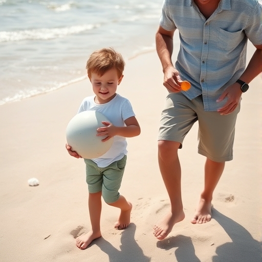 Collecting Shells on the Beach
