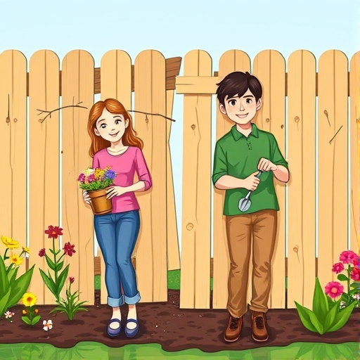 The Silent Garden Fence