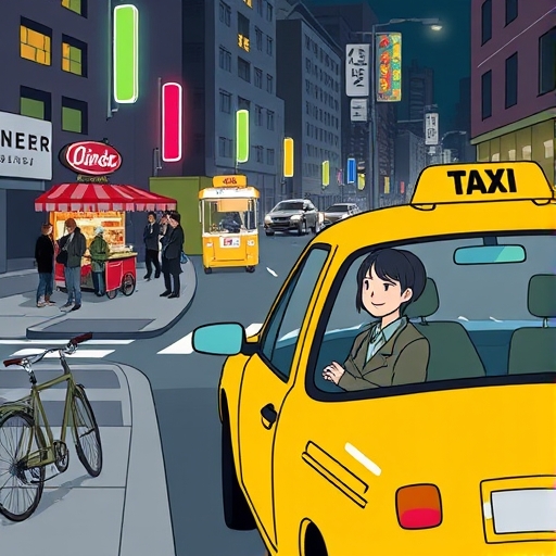 Midnight Murmurs in a Neon Metropolis