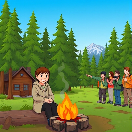 The Unexpected Friend at the Mountain Lodge