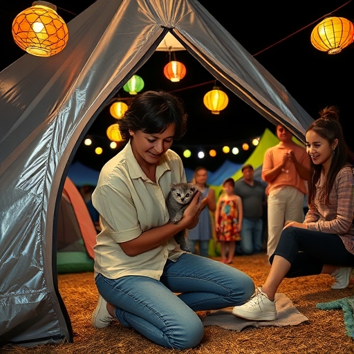 The Silver Tent at Moonlight Festival