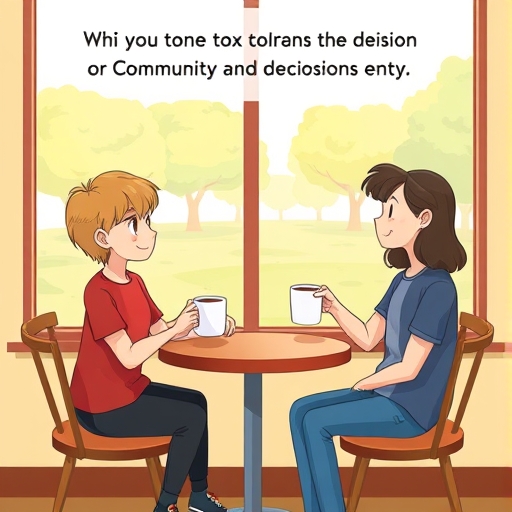 A Quiet Conversation at the Corner Café