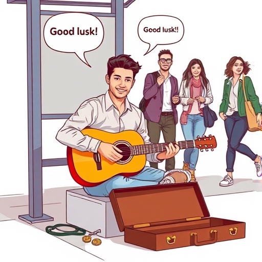 Busker’s Big Moment