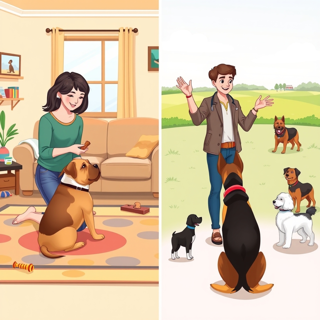 אילוף ביתי מול אילוף מקצועי: מה הבחירה הנכונה?