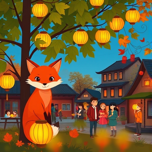 Lantern Lights Through Fox Eyes