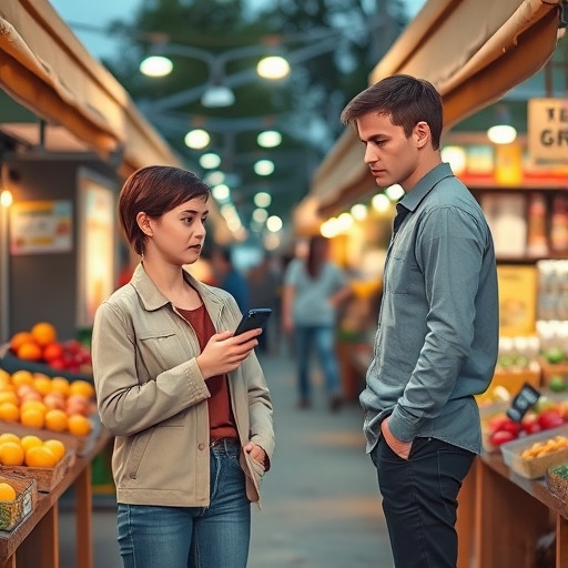 Unseen Eyes at the Evening Market