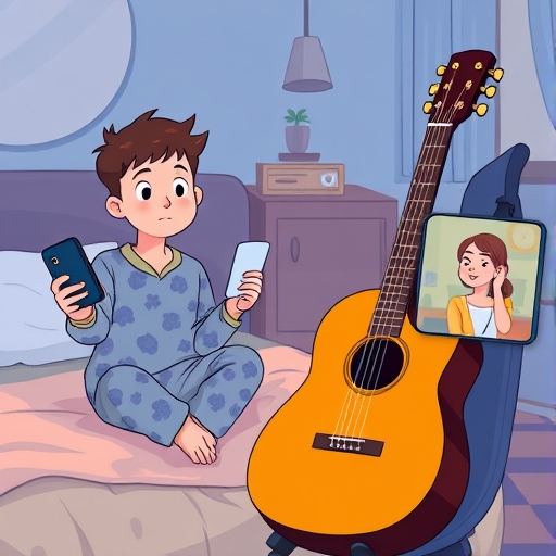 The Broken Guitar at Dawn